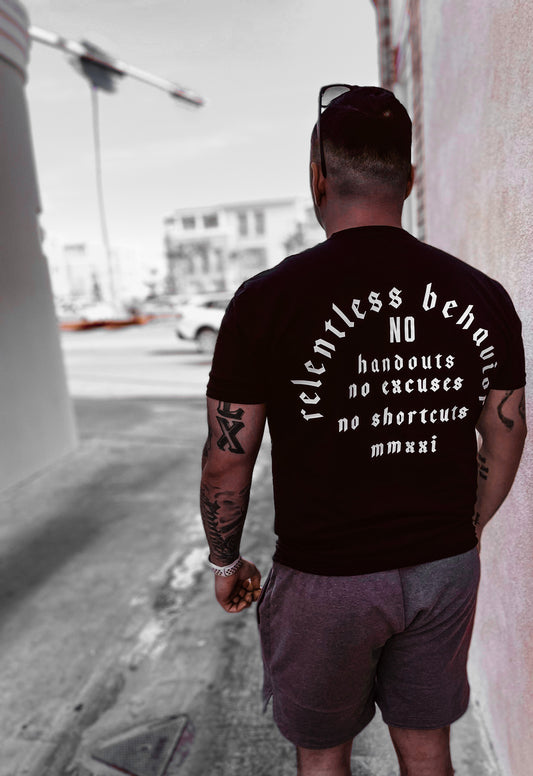 NO HANDOUTS T-SHIRT