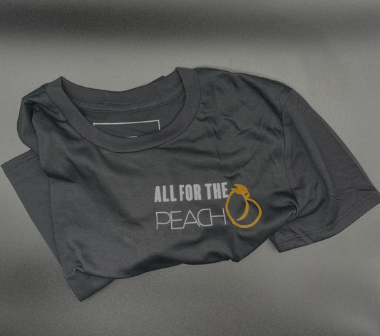 ALL FOR THE PEACH FLOWY CROP-T