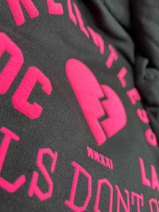 Girls don't cry crop hoodie