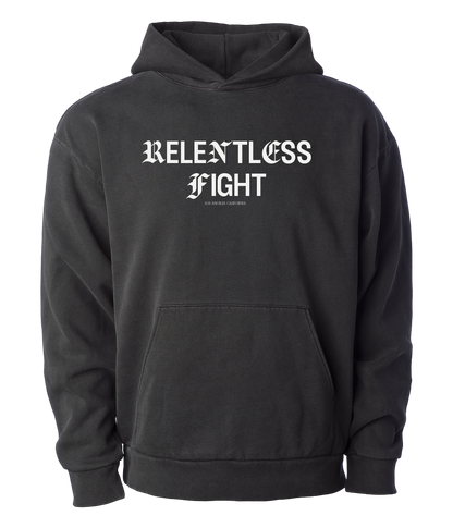 Relentless Fight Heavyweight Hoodie New