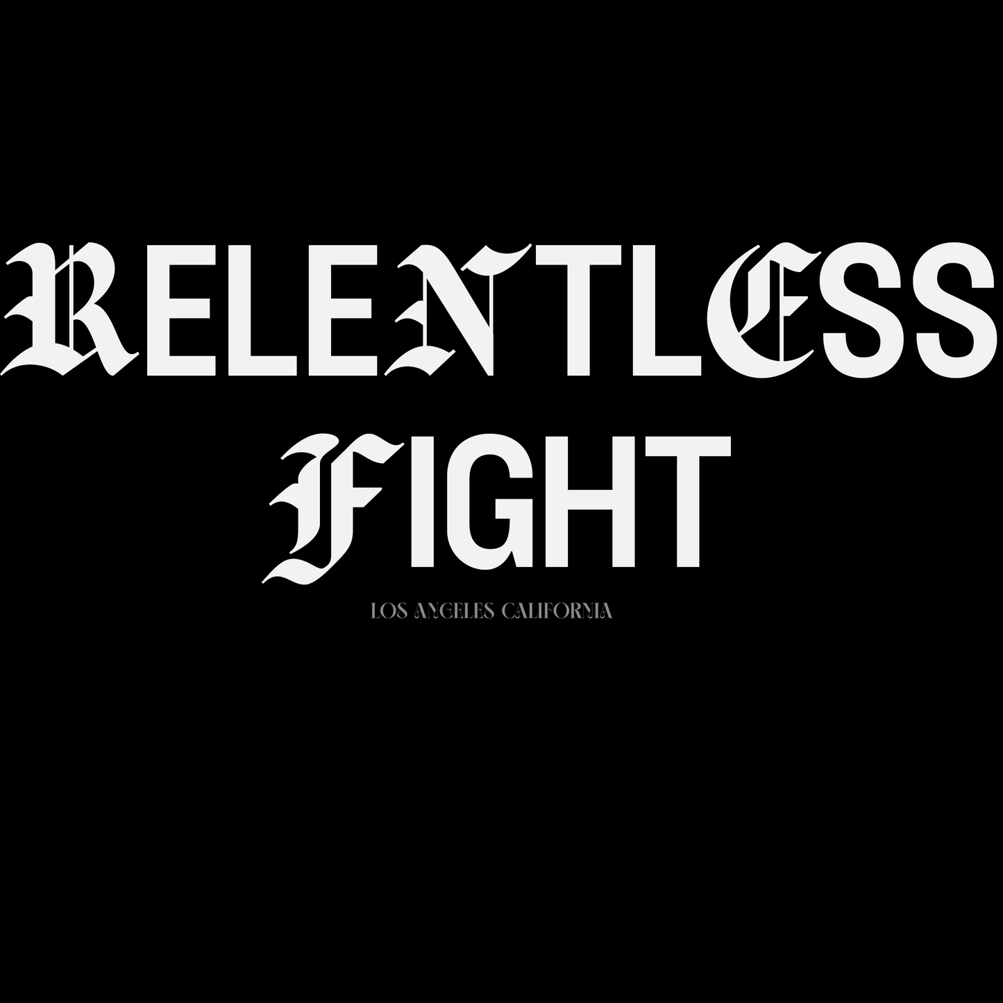 Relentless Fight Classic Fit Tee New