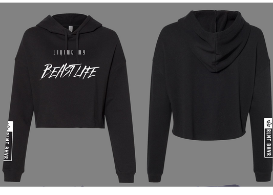 BEAST LIFE CROPPED HODDIE