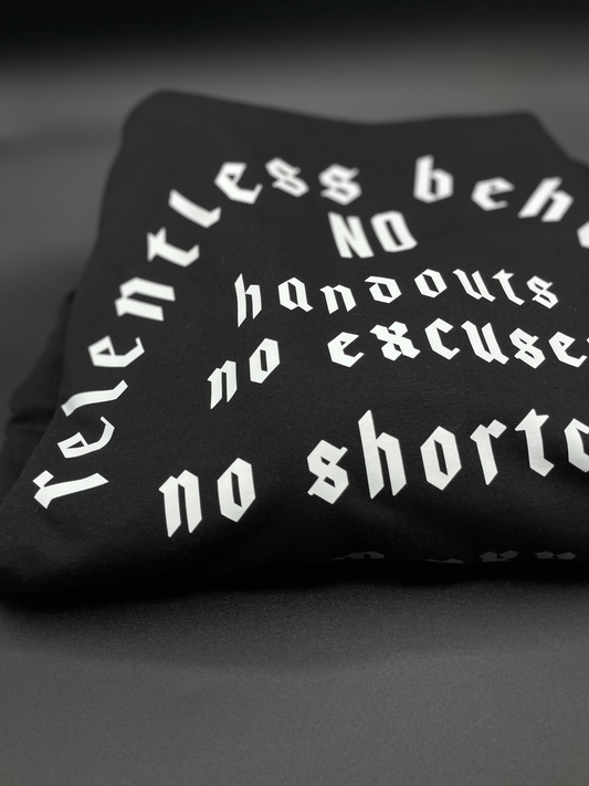 NO HANDOUTS CREW NECK SWEAT SHIRT
