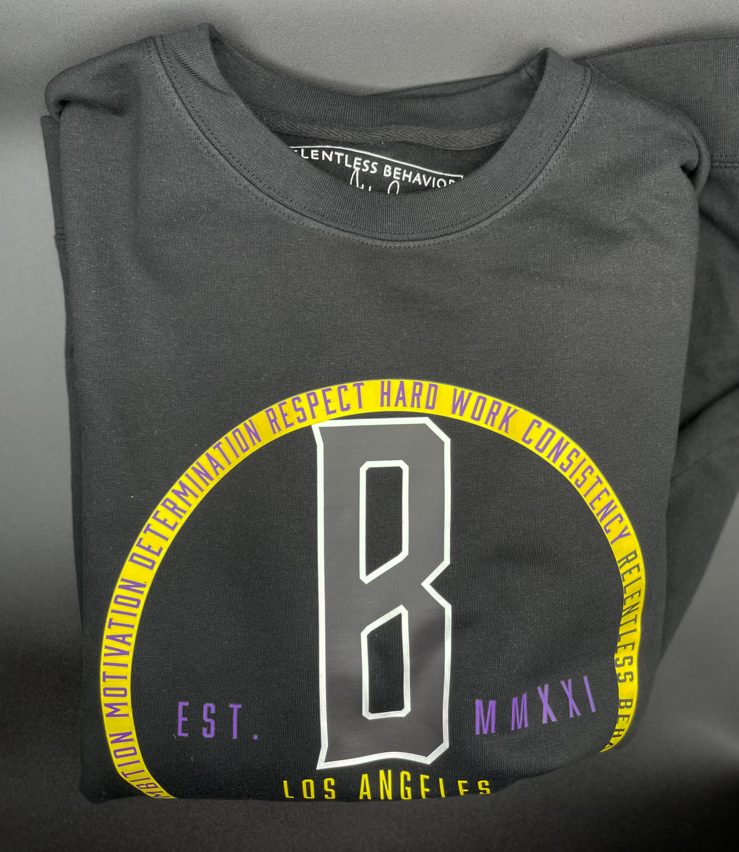 LOS ANGELES CREW NECK SWEATSHIRT
