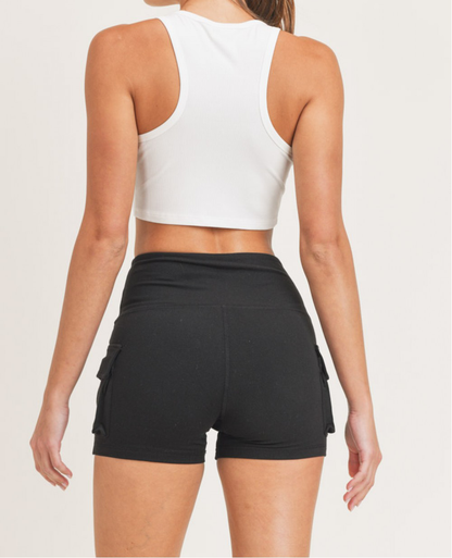 Bad Ass Essential Micro-Ribbed Crop